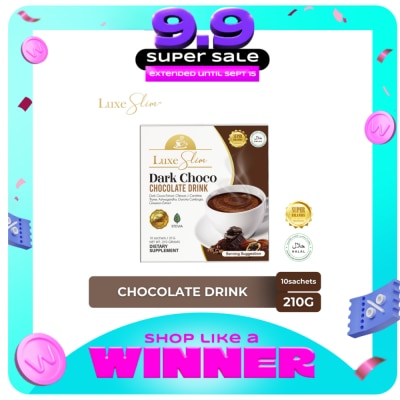 LUXESLIM - LUXESLIM Dark Choco Chocolate Drink 21g 10s image