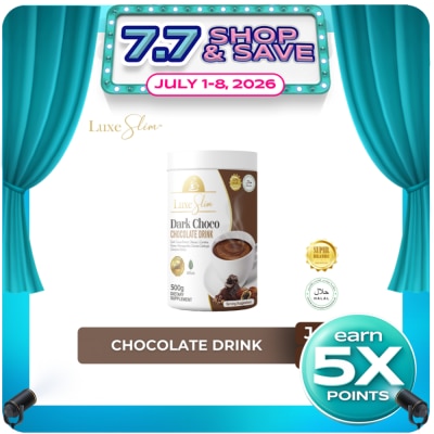 LUXESLIM - LUXESLIM Dark Choco Chocolate Drink 500g