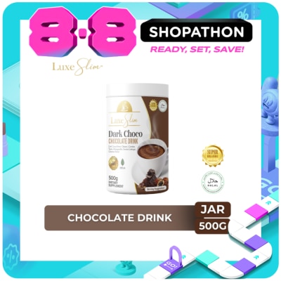 LUXESLIM - LUXESLIM Dark Choco Chocolate Drink 500g image
