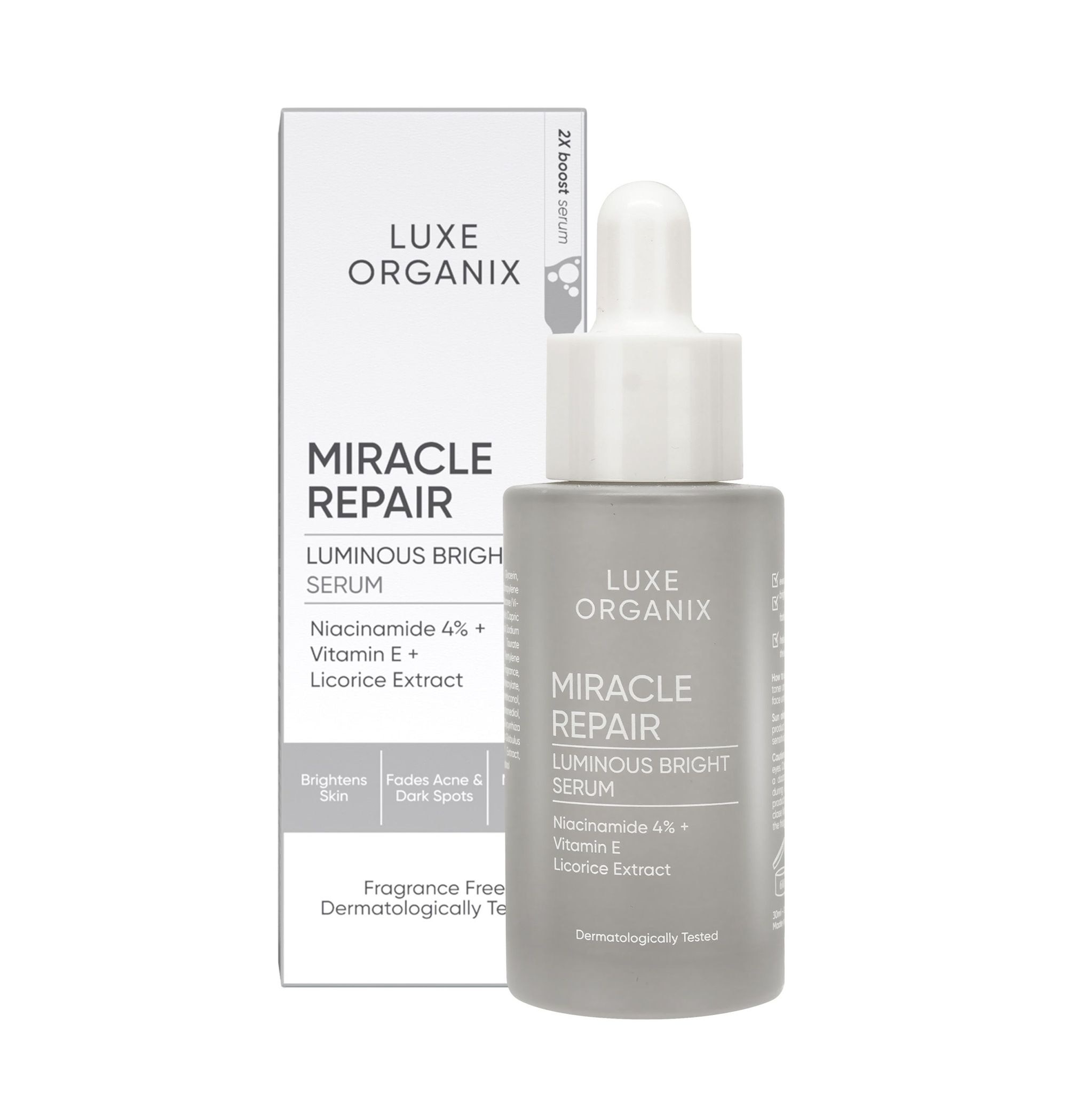 Luxe Organix Miracle Repair Niacinamide 4% Serum 30ml