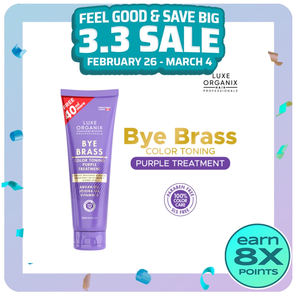 Luxe Organix Bye Brass Purple Conditioner 250ml