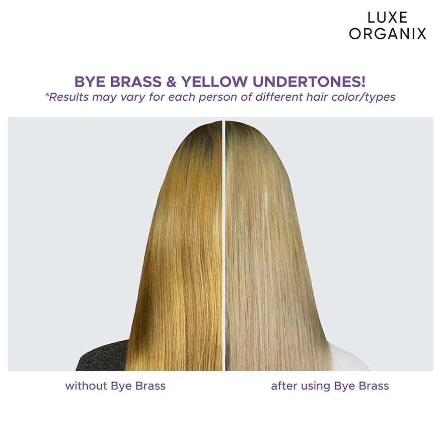 Luxe Organix Bye Brass Purple Conditioner 250ml