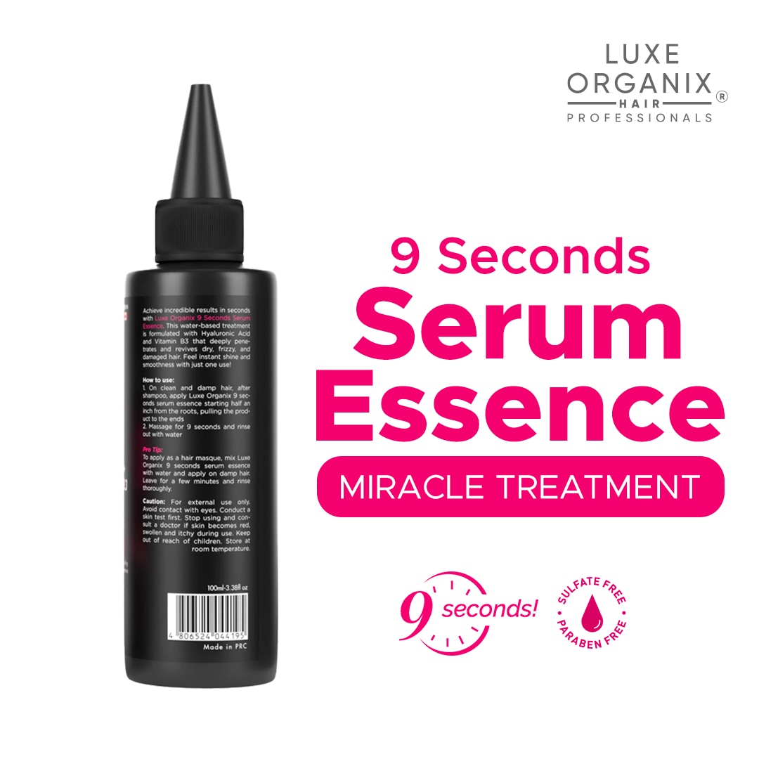 LUXE ORGANIX 9 Seconds Serum Essence treatment 100ml