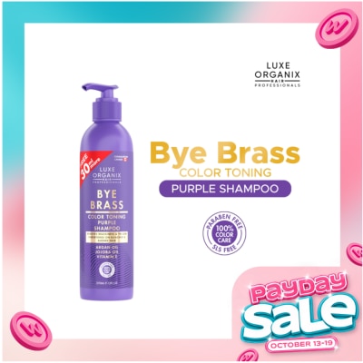 LUXE ORGANIX Luxe Organix Bye Brass Purple Shampoo 270ml image