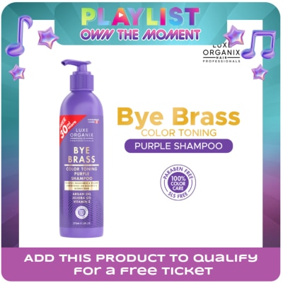 LUXE ORGANIX - Luxe Organix Bye Brass Purple Shampoo 270ml
