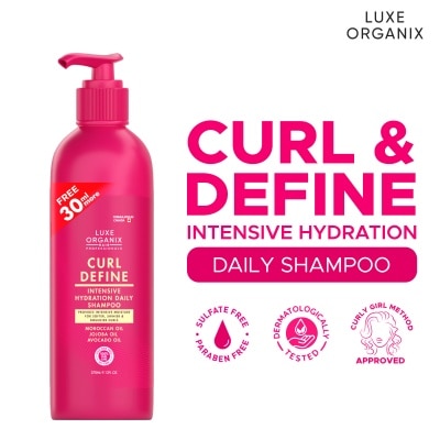 LUXE ORGANIX Curl Define Intensive Hydration Daily Shampoo 220ml