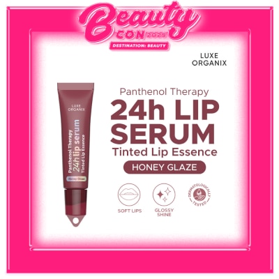 LUXE ORGANIX LUXE ORGANIX Panthenol Therapy 24H Lip Serum Tinted Lip Essence Honey Glaze 10G