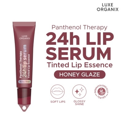 LUXE ORGANIX LUXE ORGANIX Panthenol Therapy 24H Lip Serum Tinted Lip Essence Honey Glaze 10G