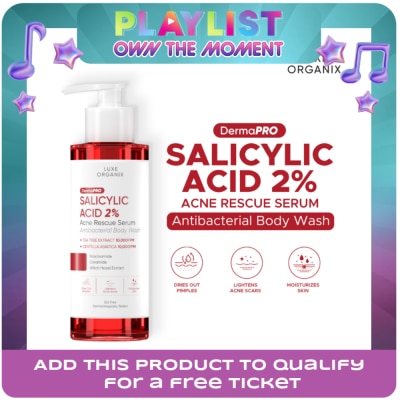 LUXE ORGANIX - Luxe Organix Dermapro Salicylic Acid 2% Acne Rescue Serum Antibacterial Body Wash 500Ml