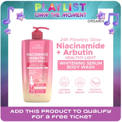 LUXE ORGANIX - Luxe Organix Niacinamide + Arbutin Healthy Light Whitening Serum Perfume Infused Body Wash 1000G