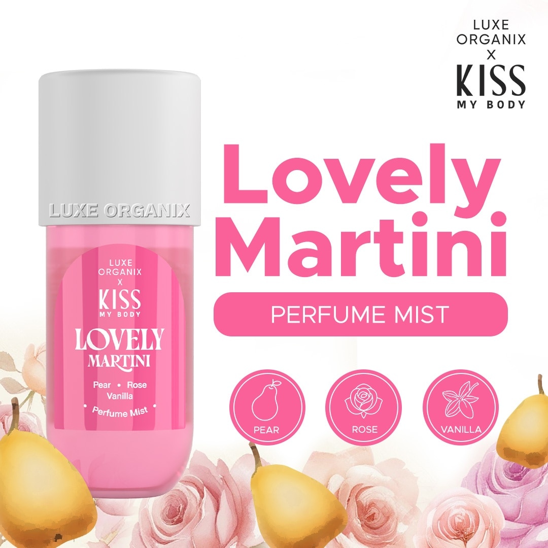 LUXE ORGANIX Kiss My Body Lovely Martini Perfume Mist 88ml