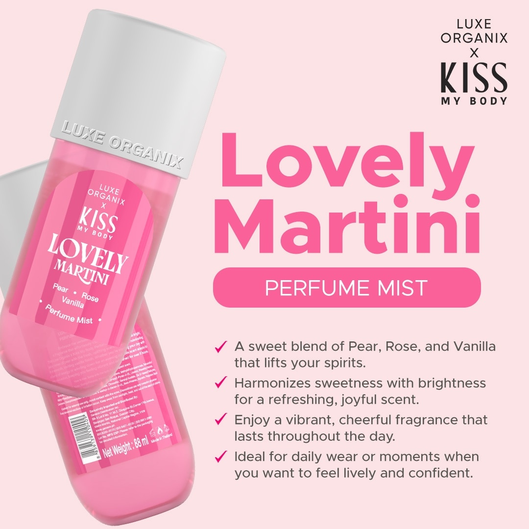 LUXE ORGANIX Kiss My Body Lovely Martini Perfume Mist 88ml