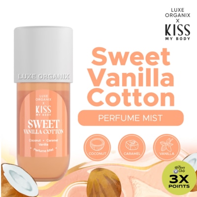 LUXE ORGANIX LUXE ORGANIX Kiss My Body Sweet Vanilla Cotton Perfume Mist 88ml