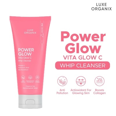 LUXE ORGANIX Luxe Organix Power Glow Vita Glow C Whip Cleanser 150g
