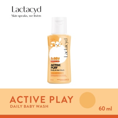 LACTACYD Lactacyd Baby Body Wash And Shampoo Active Play 60mL
