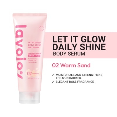 LAVOJOY LAVOJOY Let It Glow Daily Shine Body Serum 02 Warm Sand 180ml