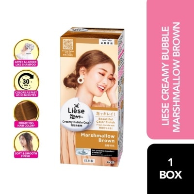 LIESE Creamy Bubble Hair Color - Marshmallow Brown - 100 ML