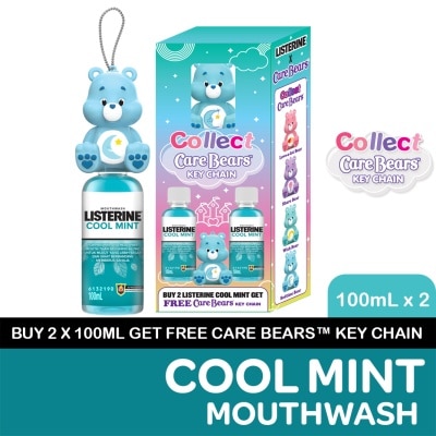 LISTERINE - LISTERINE Collect Care Bear Key Chain Buy 2 Cool Mint Mouthwash 100ml image