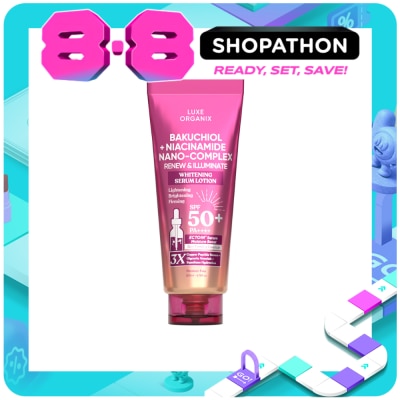 LUXE ORGANIX - Luxe Organix Bakuchiol + Niacinamide Nano-Complex Serum Lotion SPF 50 200ml image