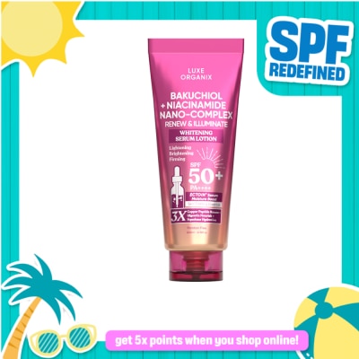 LUXE ORGANIX - Luxe Organix Bakuchiol + Niacinamide Nano-Complex Serum Lotion SPF 50 200ml