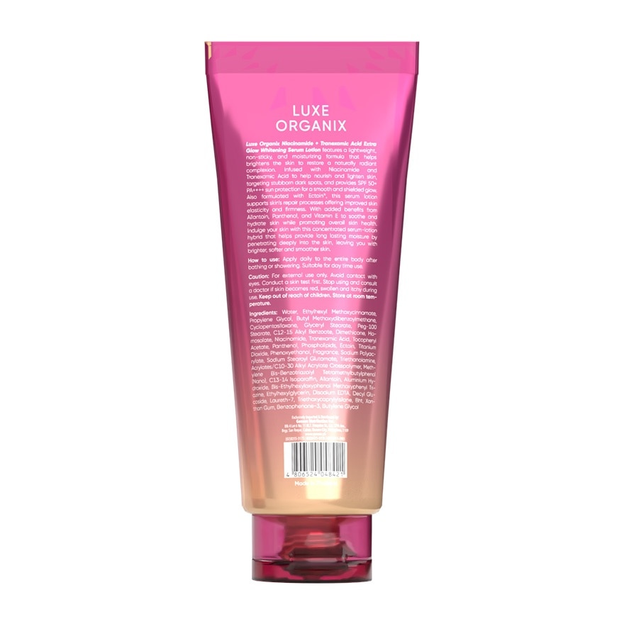 Luxe Organix Bakuchiol + Niacinamide Nano-Complex Serum Lotion SPF 50 200ml