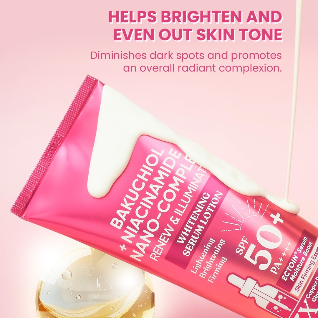 Luxe Organix Bakuchiol + Niacinamide Nano-Complex Serum Lotion SPF 50 200ml