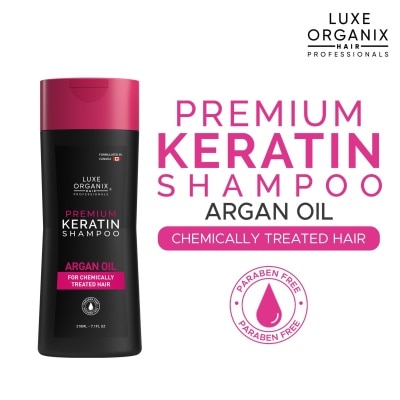 LUXE ORGANIX Luxe Organix Premium Keratin Argan Shampoo 210ml