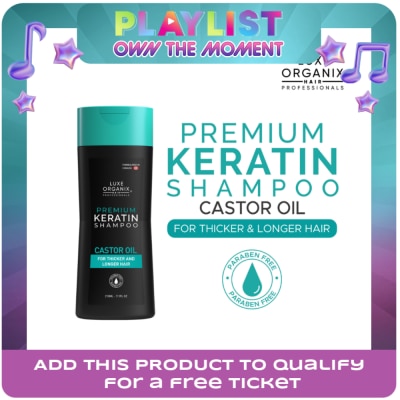 LUXE ORGANIX - Luxe Organix Premium Keratin Castor Oil Shampoo 210ml