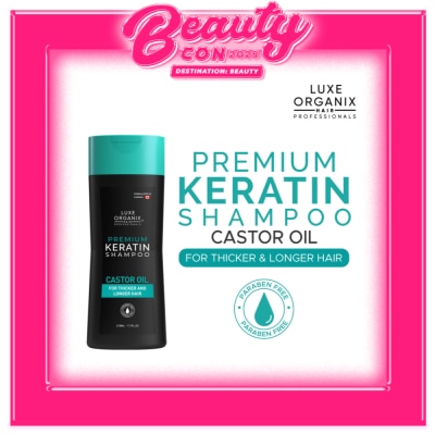 LUXE ORGANIX Luxe Organix Premium Keratin Castor Oil Shampoo 210ml