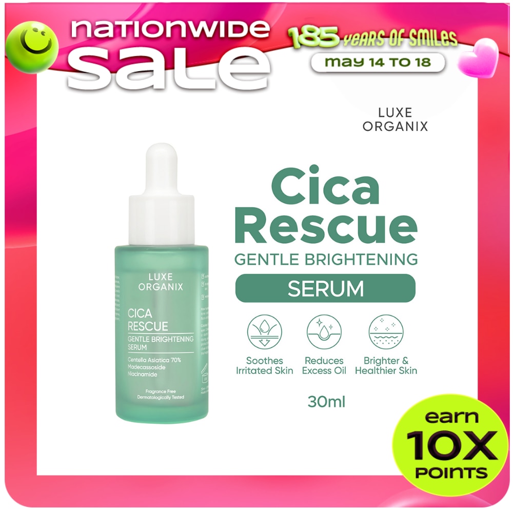 LUXE ORGANIX Cica Rescue Calming Serum 30ml