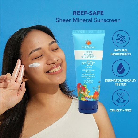 MAGWAI Sheer Mineral Sunscreen SPF50 80ml