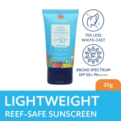 MAGWAI MAGWAI Sheer Mineral Sunscreen SPF50 30ml