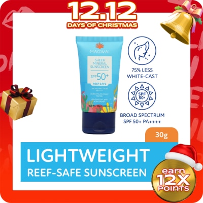 MAGWAI MAGWAI Sheer Mineral Sunscreen SPF50 30ml