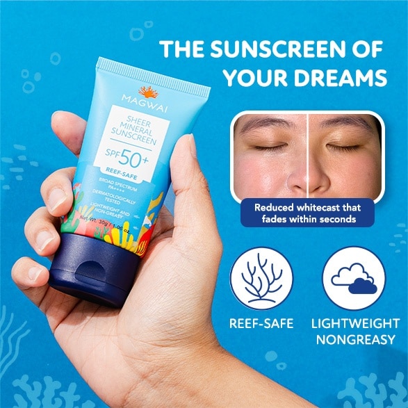 MAGWAI Sheer Mineral Sunscreen SPF50 30ml