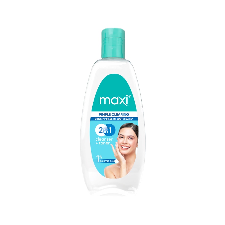 MAXI Pimple Clearing Cleanser +Toner 135Ml