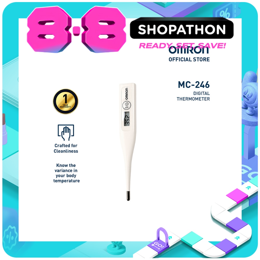 OMRON MC-246 Digital Pencil-type Thermometer for Baby and Body Temperature image