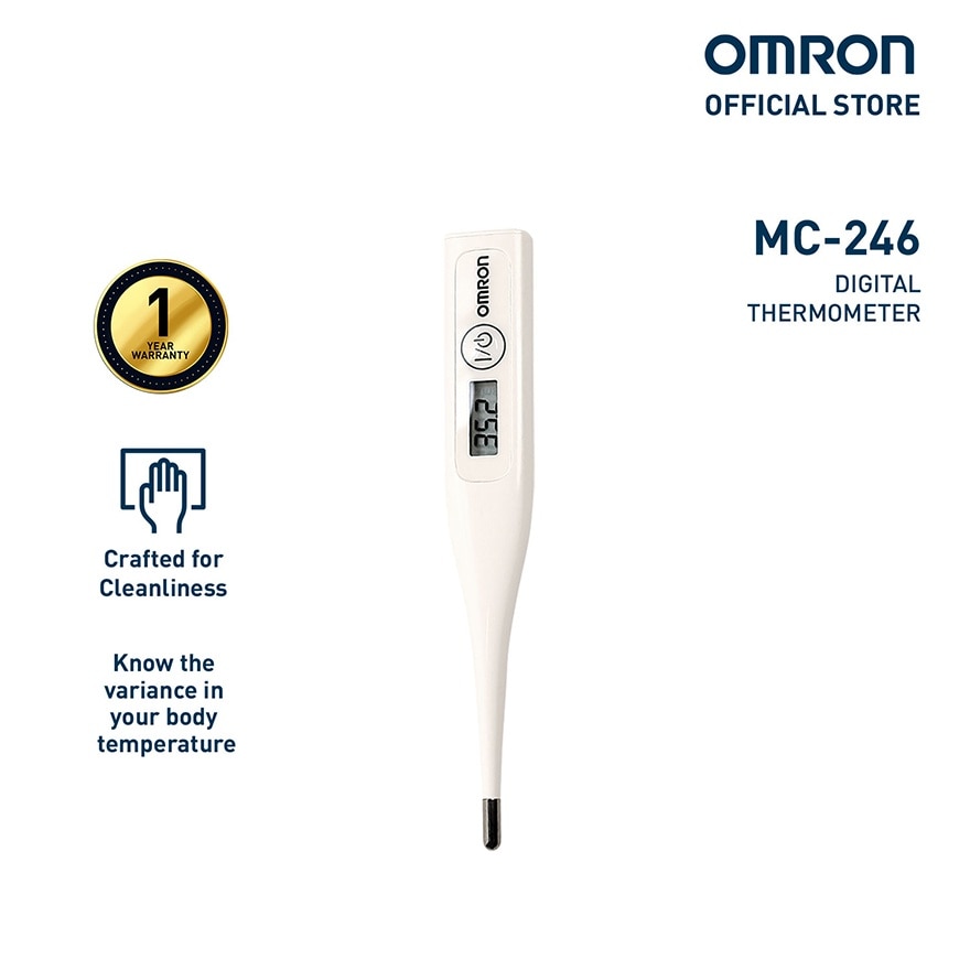 OMRON MC-246 Digital Pencil-type Thermometer for Baby and Body Temperature