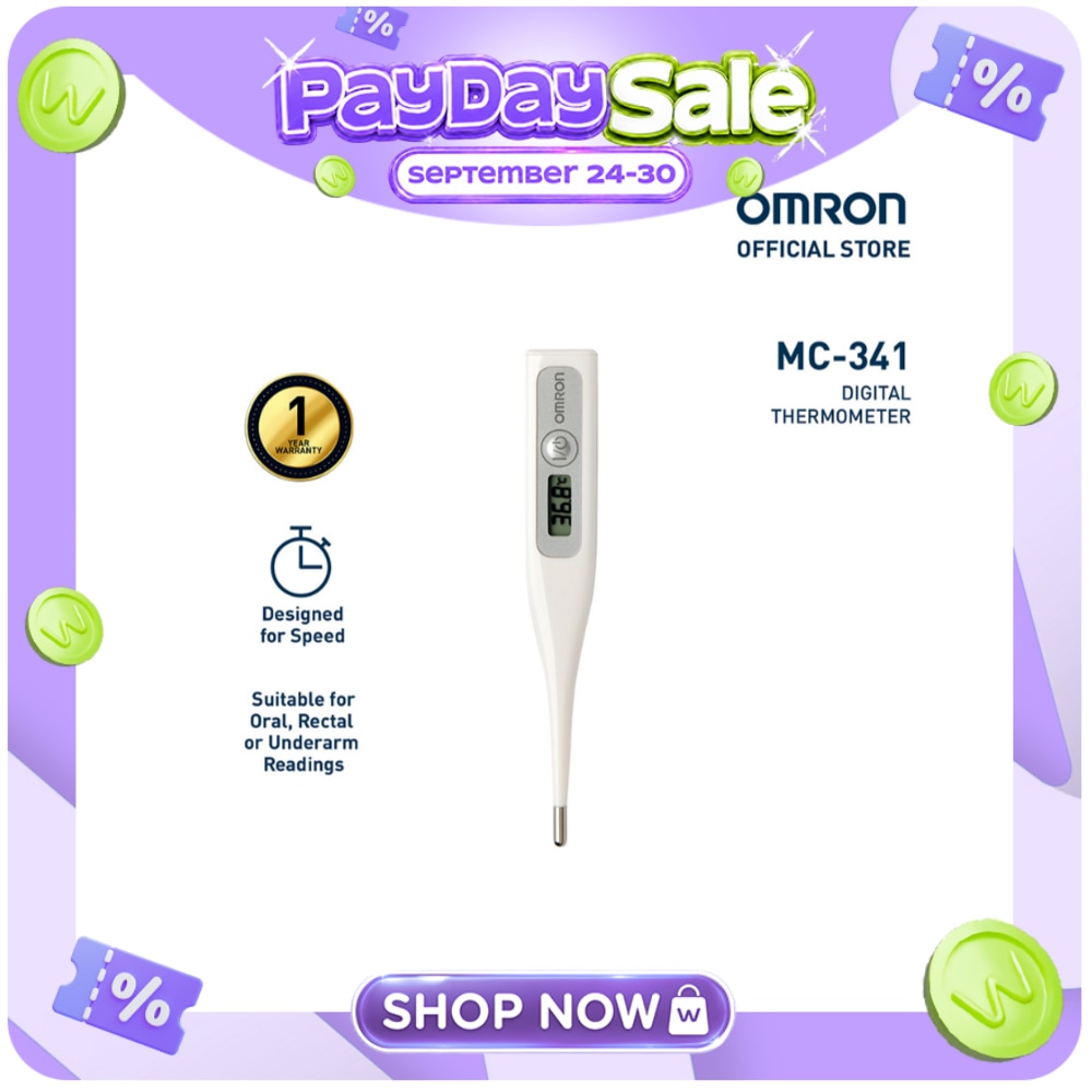 OMRON MC 341 Digital Pencil type Thermometer for Baby and Body Temperature image