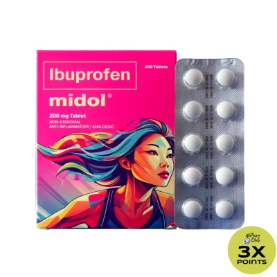 MIDOL Tablet 200mg 1s
