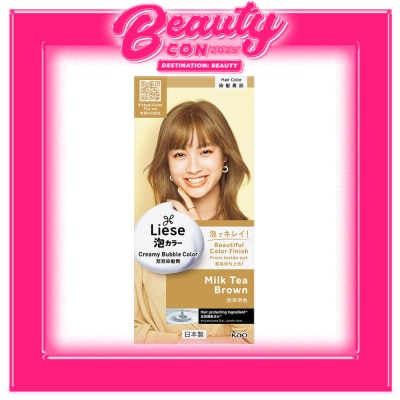 LIESE Creamy Bubble Hair Color - Milk Tea Brown - 100 ML