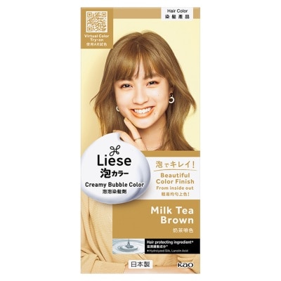 LIESE Creamy Bubble Hair Color - Milk Tea Brown - 100 ML