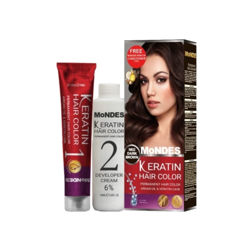 MONDES Keratin Color M02 Dark brown 100ml