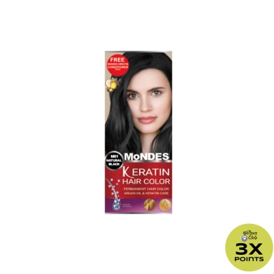 MONDES MONDES Keratin Color M01 Natural Black 100ml