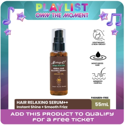 MORINGA - MORINGA-O2 Herbal Hair Relaxing Serum with Argan Oil (Leave-on Conditioner) 55ml