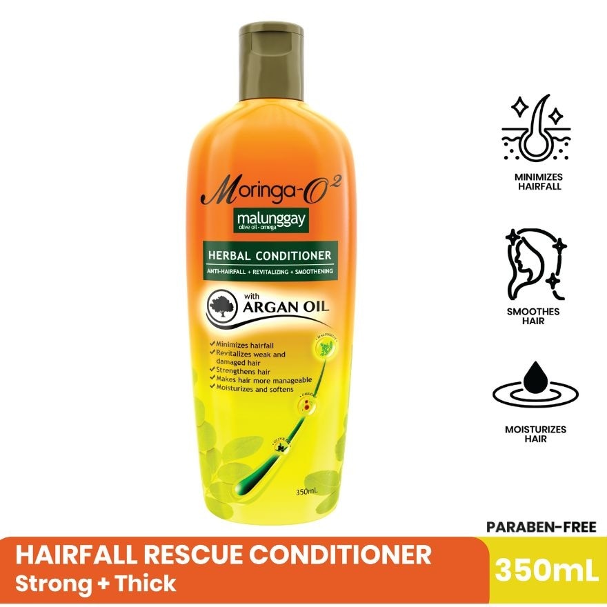 Moringa-O2 Herbal Anti-Hairfall Conditioner with Argan Oil 350ml