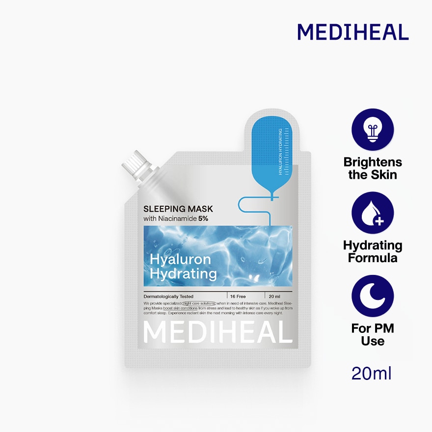 MEDIHEAL Hyaluron Hydrating Sleeping Mask image