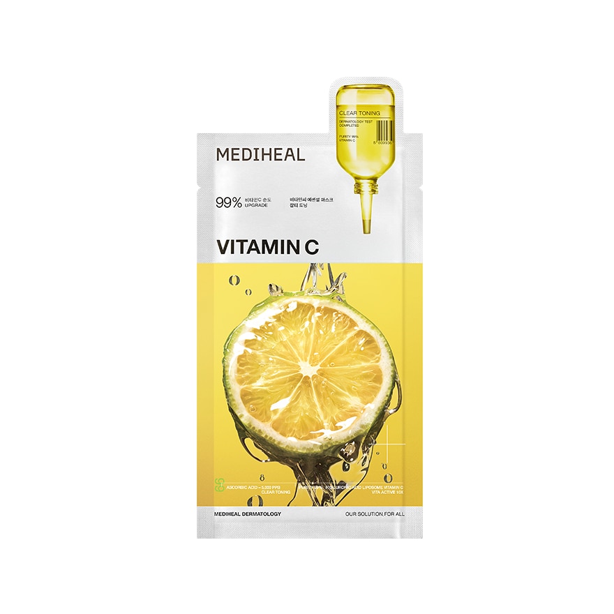MEDIHEAL Vitamin C Essential Mask Clear Toning 10
