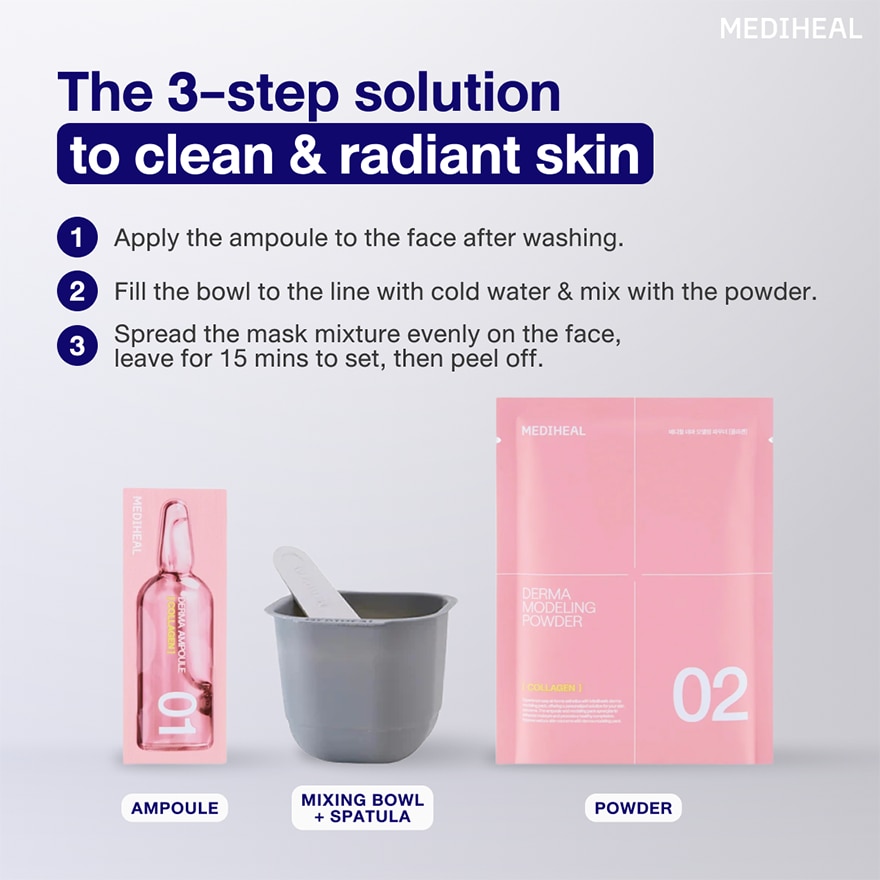 MEDIHEAL Derma Modeling Pack 5x Mega Set Collagen Firming