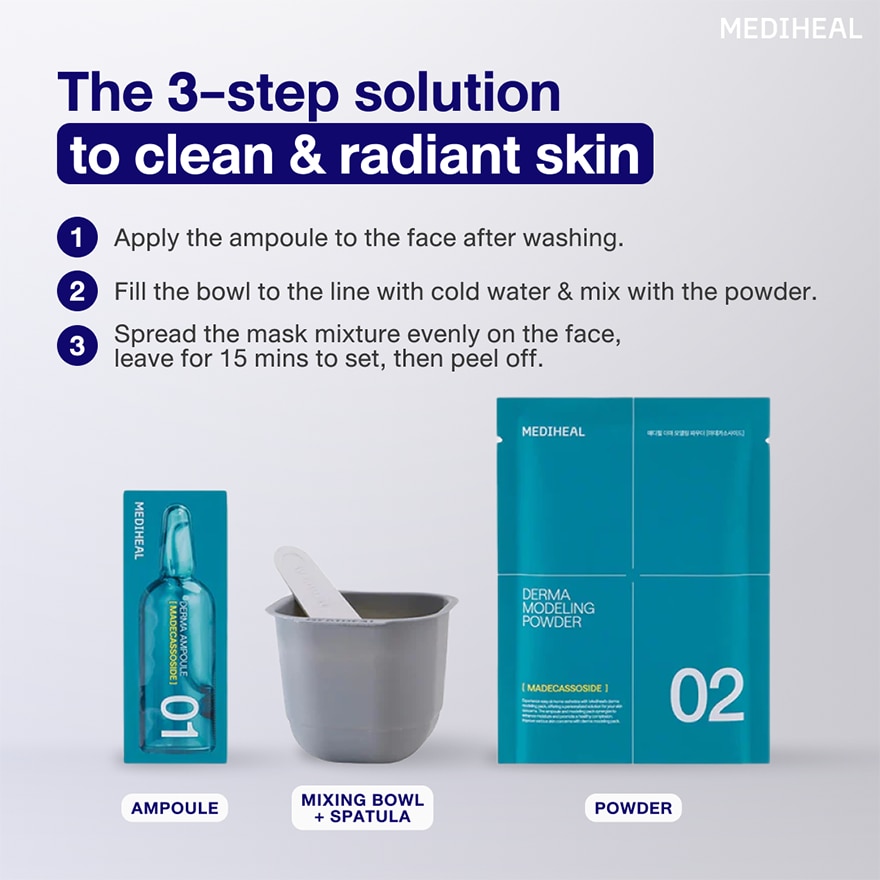 MEDIHEAL Derma Modeling Pack 5x Mega Set Madecassoside Blemish image