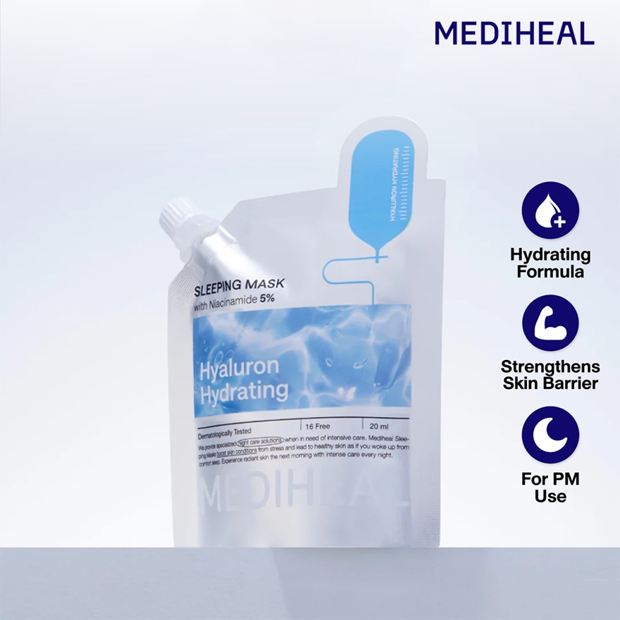 MEDIHEAL Hyaluron Hydrating Sleeping Mask image